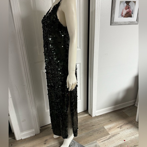 Free People Emerald Green Sequin Dress - Picture 7 of 12